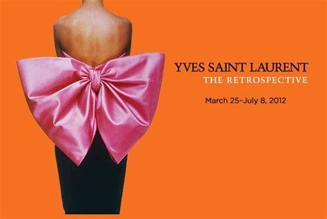 ysl dam|Yves Saint Laurent Retrospective Comes to the United States.